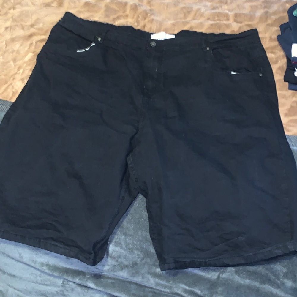 Men's black shorts